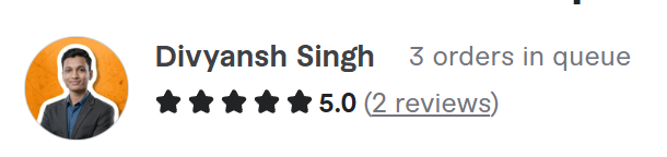 Divyansh Singh Fiverr Profile